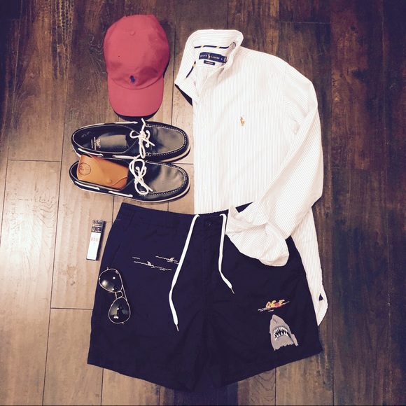 Polo Ralph Lauren Other - Polo Ralph Lauren Bear Shark Attack Shorts